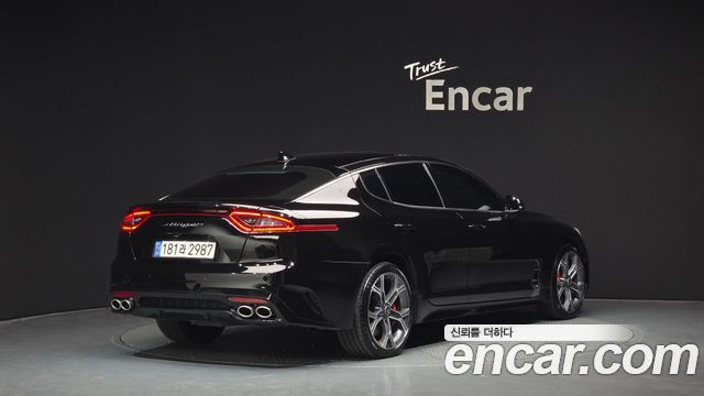 Kia Stinger из Кореи Encar