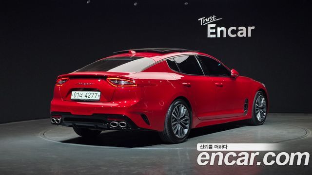 Kia Stinger из Кореи Encar