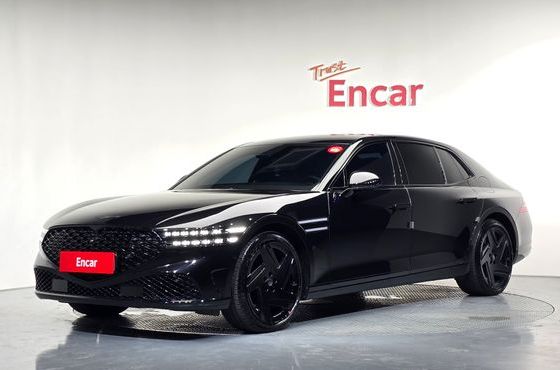 Genesis G90 Gasoline 3.5 Turbo e-S/C AWD Black — пробег 43 753 км — фото 1 из 5