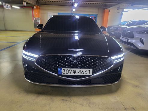 Genesis G90 Gasoline 3.5 Turbo AWD Black — пробег 43 142 км — фото 1 из 5