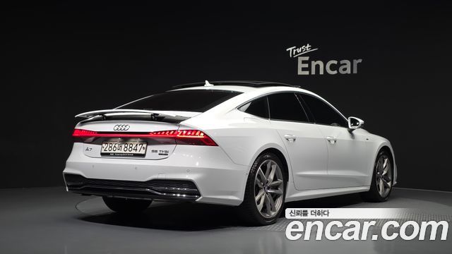 Audi A7 55 TFSI Quattro Premium — пробег 55 557 км — фото 2 из 5