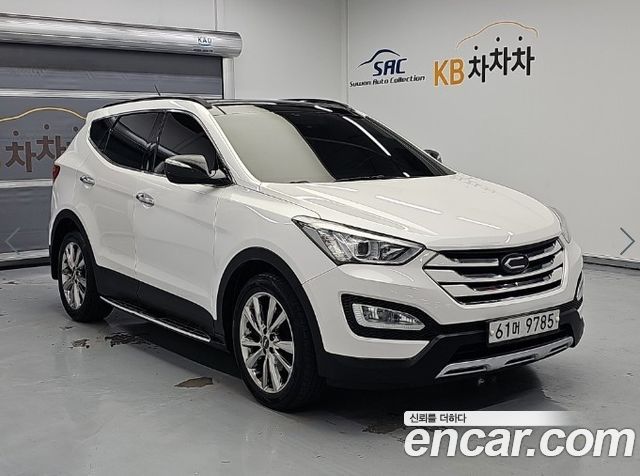 Hyundai Santafe Diesel(e-VGT) 2.0 2WD Premium — пробег 121 688 км — фото 4 из 5