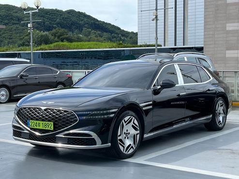 Genesis G90 Gasoline 3.5 Turbo e-S/C AWD LWB Black — пробег 102 300 км — фото 1 из 5