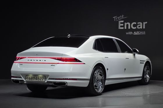 Genesis G90 Gasoline 3.5 Turbo e-S/C AWD LWB — пробег 64 583 км — фото 2 из 5