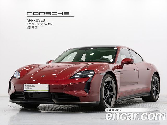 Porsche Taycan из Кореи Encar