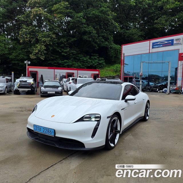 Porsche Taycan из Кореи Encar