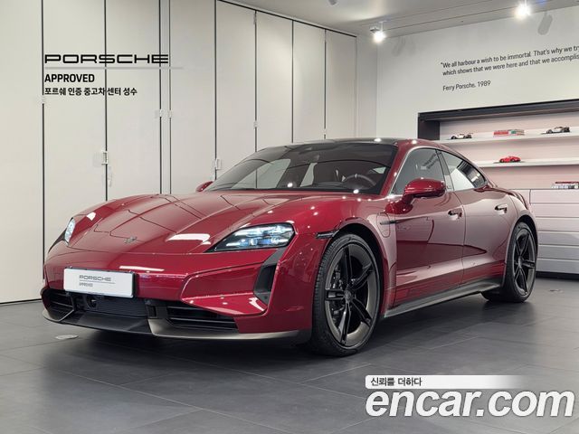 Porsche Taycan из Кореи Encar