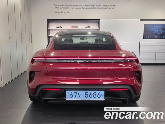 Porsche Taycan из Кореи Encar