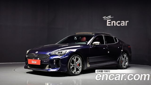 Kia Stinger из Кореи Encar