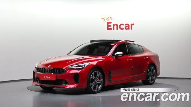 Kia Stinger из Кореи Encar