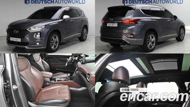 Hyundai Santafe Gasoline 2.0T 4WD Inspiration — пробег 67 836 км — фото 1 из 5