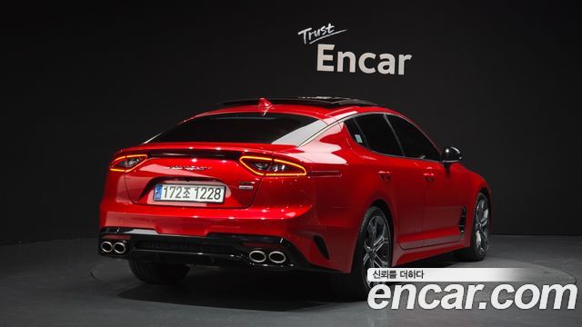 Kia Stinger из Кореи Encar