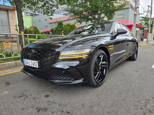 Genesis G80 Gasoline 2.5 Turbo AWD Black — пробег 8 455 км — фото 3 из 5