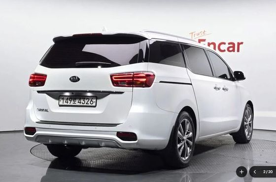 Kia Carnival Gasoline 9-Seater Noblesse Special — пробег 112 726 км — фото 2 из 5