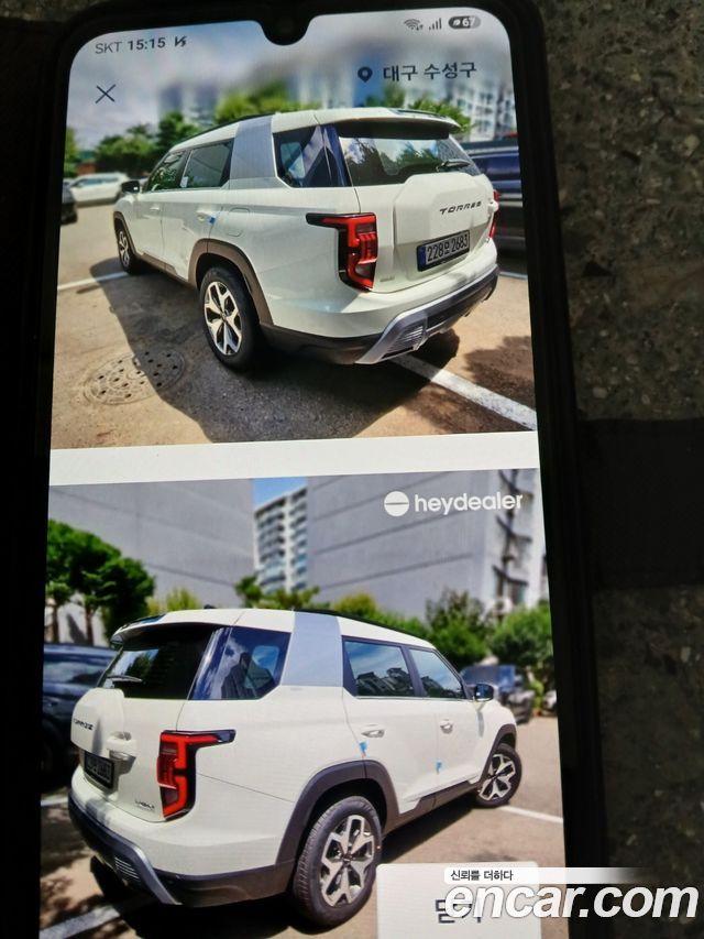 Ssangyong Torres из Кореи Encar