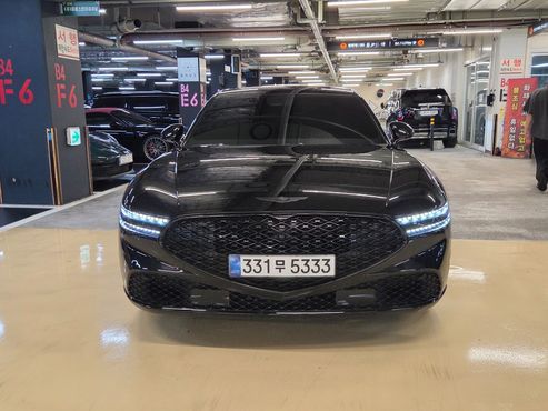 Genesis G90 Gasoline 3.5 Turbo e-S/C AWD Black — пробег 36 000 км — фото 1 из 5