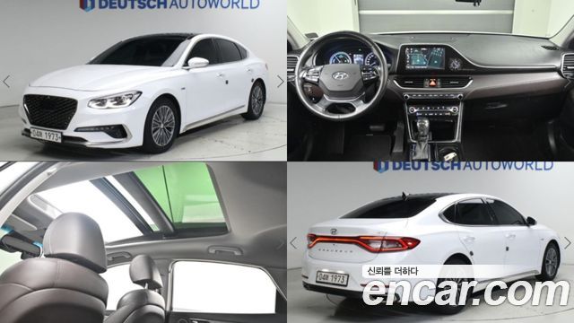 Hyundai Grandeur из Кореи Encar