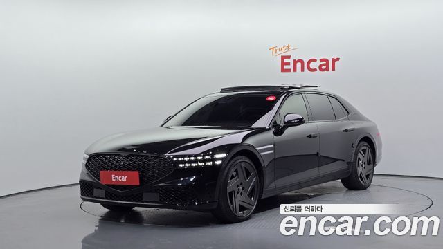 Genesis G90 Gasoline 3.5 Turbo e-S/C AWD Black — пробег 19 362 км — фото 1 из 5