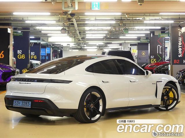 Porsche Taycan из Кореи Encar