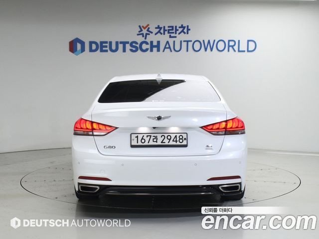 Genesis G80 3.3 GDI AWD Luxury — пробег 129 621 км — фото 4 из 5