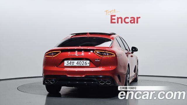Kia Stinger из Кореи Encar