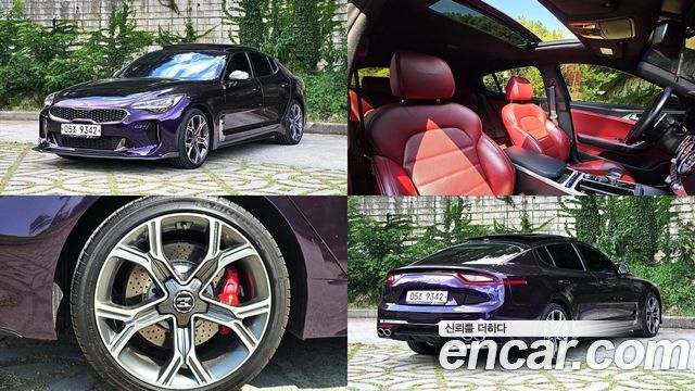 Kia Stinger из Кореи Encar