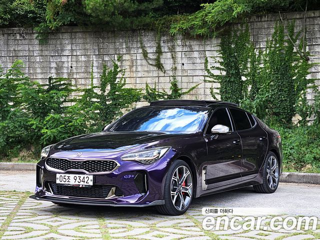 Kia Stinger из Кореи Encar