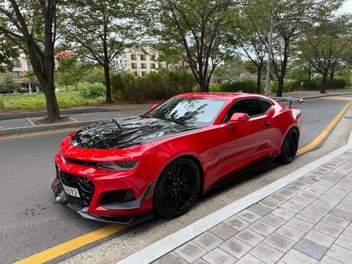 Chevrolet (Daewoo) Camaro SS 6.2 V8 Volcano Red — пробег 166 331 км — фото 2 из 5