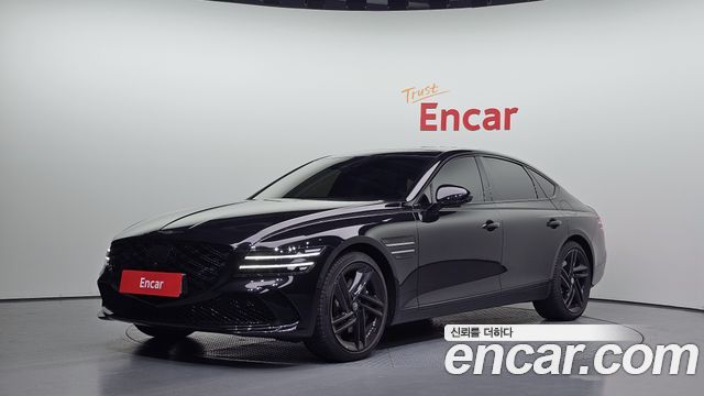 Genesis G80 Gasoline 2.5 Turbo AWD Black — пробег 8 383 км — фото 1 из 5