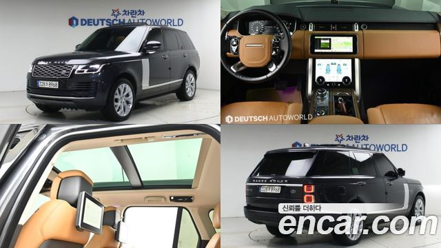 Land Rover Range Rover из Кореи Encar