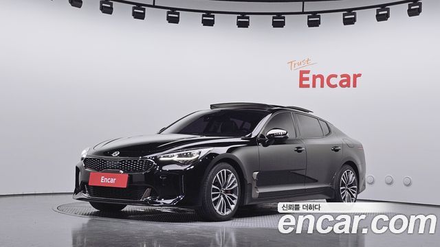 Kia Stinger из Кореи Encar