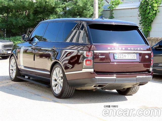 Land Rover Range Rover из Кореи Encar