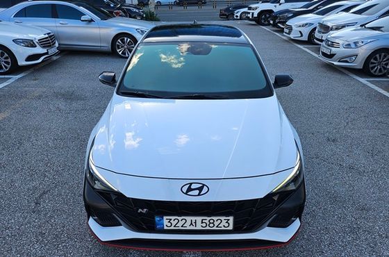 Hyundai AVANTE 1.6 Turbo N Line Sport — пробег 84 298 км — фото 3 из 5