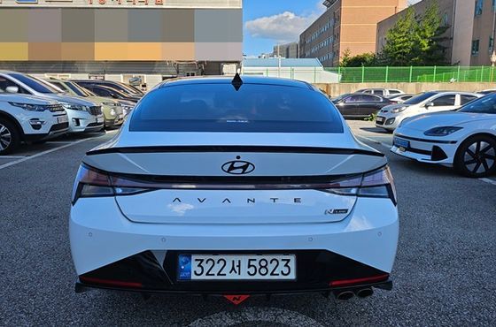 Hyundai AVANTE 1.6 Turbo N Line Sport — пробег 84 298 км — фото 4 из 5