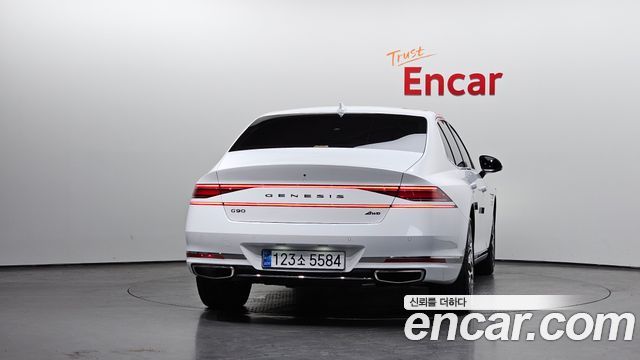 Genesis G90 Gasoline 3.5 Turbo e-S/C AWD — пробег 28 530 км — фото 4 из 5