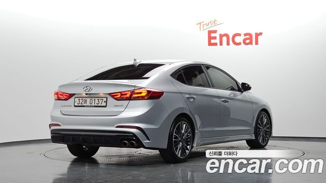 Hyundai AVANTE 1.6 Turbo Sport — пробег 75 415 км — фото 2 из 5