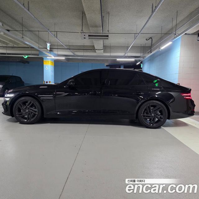 Genesis G80 Gasoline 2.5 Turbo AWD Black — пробег 5 657 км — фото 2 из 5