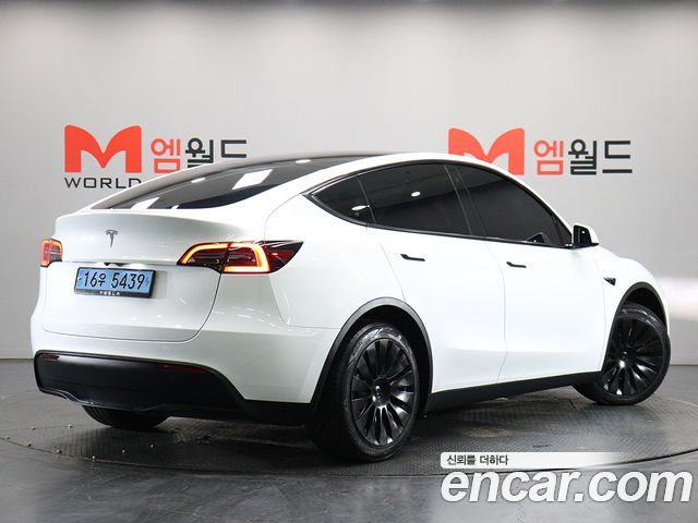 Tesla Model Y из Кореи Encar