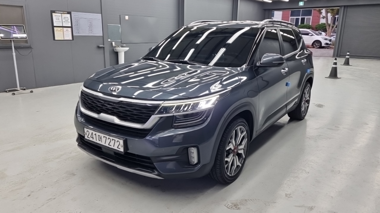 Kia Seltos Gasoline 1.6 Turbo 4WD Noblesse — пробег 94 844 км — фото 1 из 5
