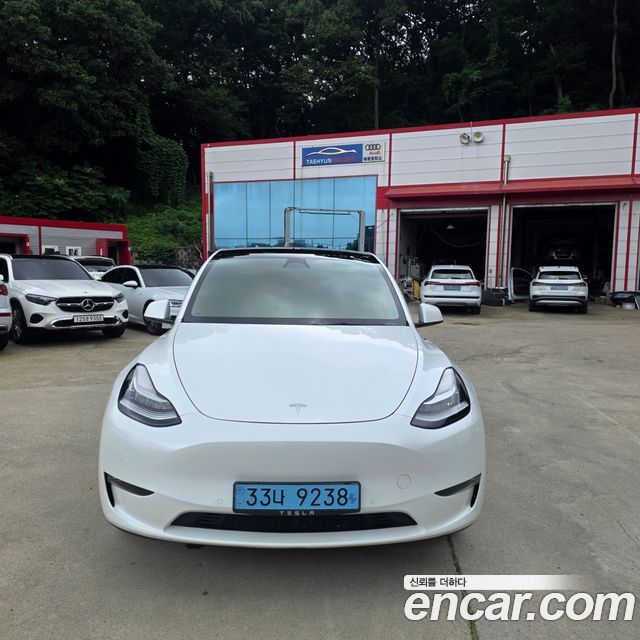Tesla Model Y из Кореи Encar
