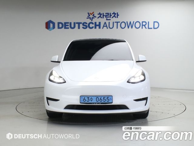 Tesla Model Y из Кореи Encar